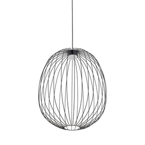 Lustră Sphera din oțel, negru, mărimea L