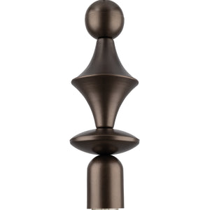 Lustră Tower din metal, maro
