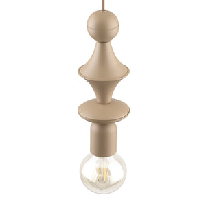 Lustră Tower din metal, salvie