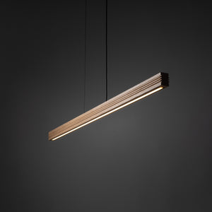 Lustră Viga din lemn, lemn pin periat îmbătrânit, Lungime 1205 mm, lățime 50 mm
