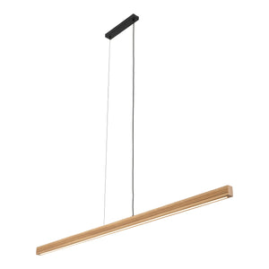Lustră Viga din lemn, lemn pin periat îmbătrânit, Lungime 1605 mm, lățime 50 mm