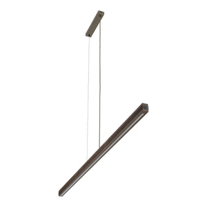 Lustră Viga din lemn, lemn pin periat nuc, Lungime 1605 mm, lățime 50 mm