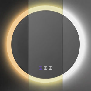 Oglinda Sonora în cele trei culori de lumină, cu diametrul de 80 cm