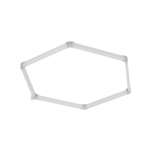 Panou LED Honey Comb, alb