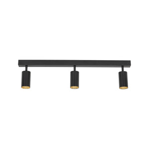 Plafonieră Amis din metal, negru, 3 becuri