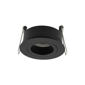 Plafonieră Aura din sticlă, negru