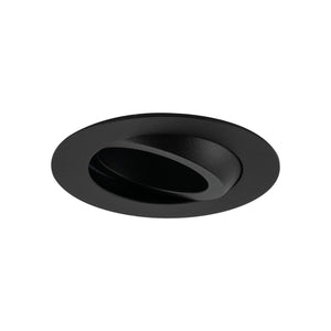 Plafonieră Aura din sticlă, negru