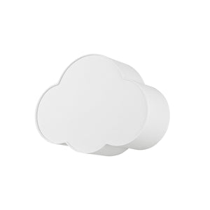 Plafonieră Cloud din metal, alb, Mini