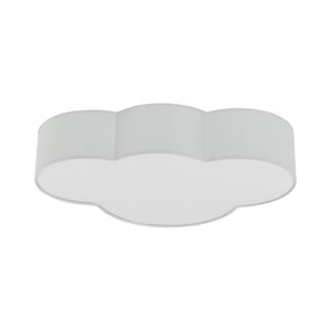 Plafonieră Cloud din metal, gri, 4 becuri