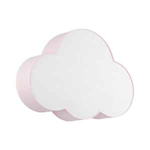 Plafonieră Cloud din metal, roz pastel, 4 becuri