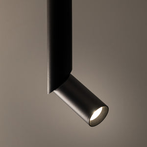 Plafonieră Elaris (MR11) din aluminiu, negru, mărimea M
