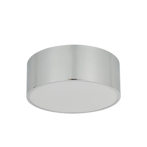 Plafonieră Livo din metal, crom, 2 becuri