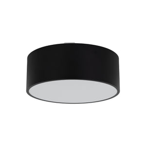 Plafonieră Livo din metal, negru, 2 becuri