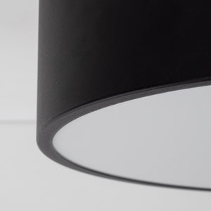 Plafonieră Livo din metal, negru, 3 becuri