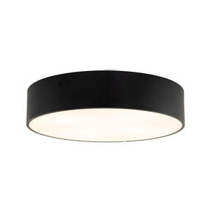 Plafonieră Livo din metal, negru, 4 becuri