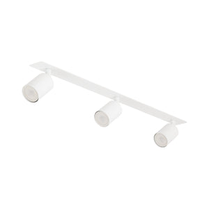 Plafonieră Nex încastrată din metal, alb, 3 becuri