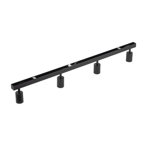 Plafonieră Nex din metal, negru, 4 becuri