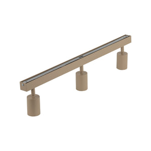Plafonieră Nex din metal, salvie, 3 becuri