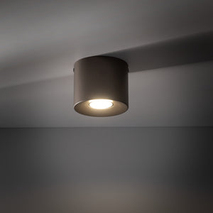 Plafonieră Orion din metal, maro, mărimea S