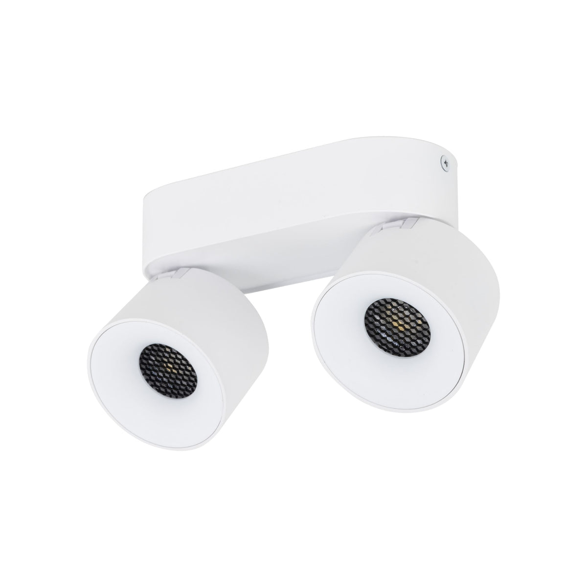 Plafonieră Spark Duo din aluminiu, alb