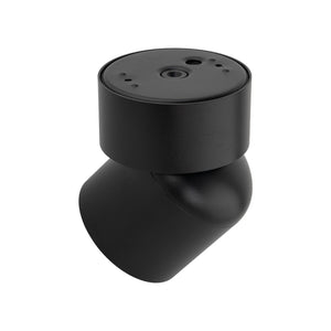 Plafonieră Twist din metal, negru