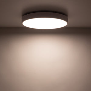 Plafonieră Velis din metal, alb, 30 W