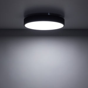 Plafonieră Velis din metal, negru, 24 W