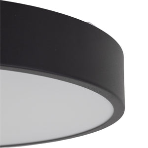 Plafonieră Velis din metal, negru, 24 W
