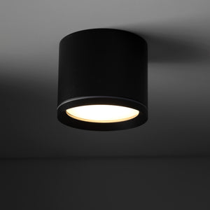 Plafonieră Vivo din metal, negru