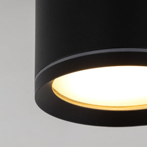 Plafonieră Vivo din metal, negru