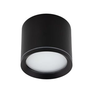 Plafonieră Vivo din metal, negru