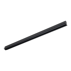 Șină Magnetic Easy încastrată din aluminiu, negru, 1 m