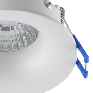 Spot încastrat Eye din aluminiu din metal, alb