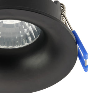 Spot încastrat Eye din aluminiu din metal, negru