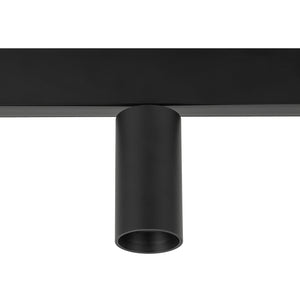 Spot pentru șină magnetică Magnetic Easy Spot din aluminiu, negru