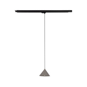 Spot pentru șină Tracer Cono cu 3 circuite, maro închis, 15 W