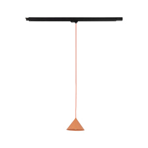 Spot pentru șină Tracer Cono cu 3 circuite, somon, 15 W
