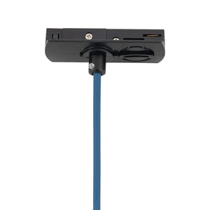 Spot pentru șină Tracer Cono din metal, bleumarin