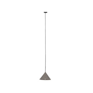 Spot pentru șină Tracer Cono din metal, maro închis