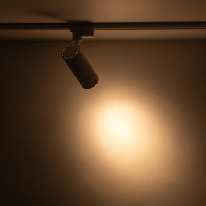Spot pentru șină Tracer cu lumină reglabilă din metal, alb, 20 W