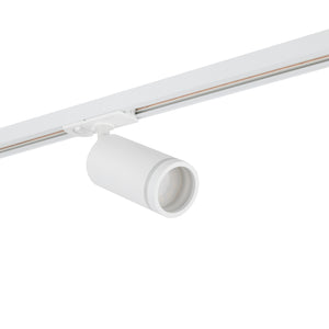 Spot pentru șină Tracer Ring Slim din metal, alb