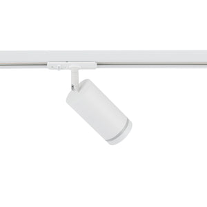 Spot pentru șină Tracer Ring Slim din metal, alb