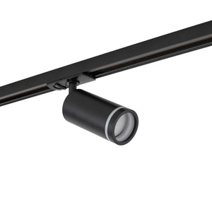 Spot pentru șină Tracer Ring Slim din metal, negru