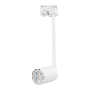 Spot pentru șină Tracer Top Long din metal, alb