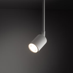 Spot pentru șină Tracer Top Long din metal, alb
