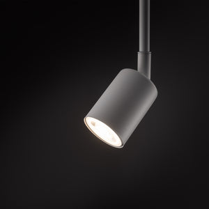Spot pentru șină Tracer Top Long din metal, alb