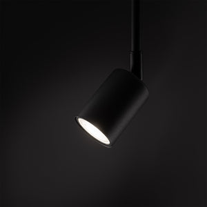 Spot pentru șină Tracer Top Long din metal, negru
