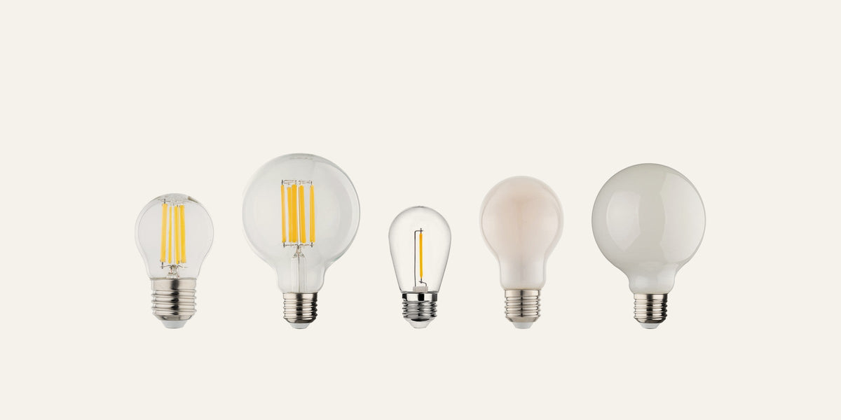 Becuri LED cu filament și mate, cu soclu E27