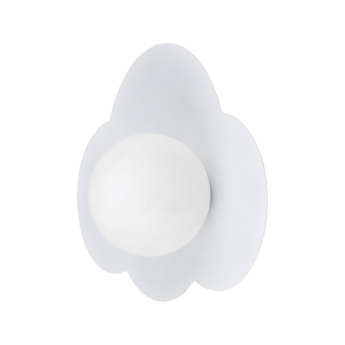 Aplică Cloud New din sticlă, alb