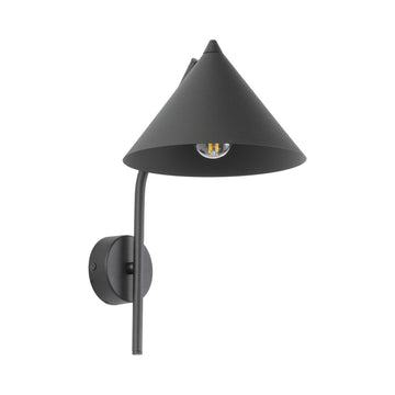 Aplică Cono din metal, negru